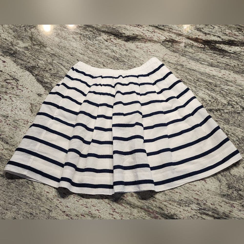 J. Crew 100%‎ cotton striped skater shirt size 2